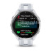 Умные часы Garmin Forerunner 965 белые, титановый безель, с белым ремешком