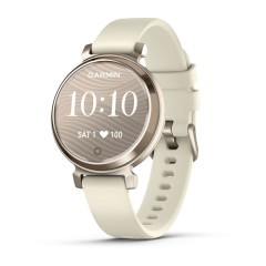 Умные часы Garmin Lily 2 Cream Gold/Coconut сo светло-бежевым ремешком